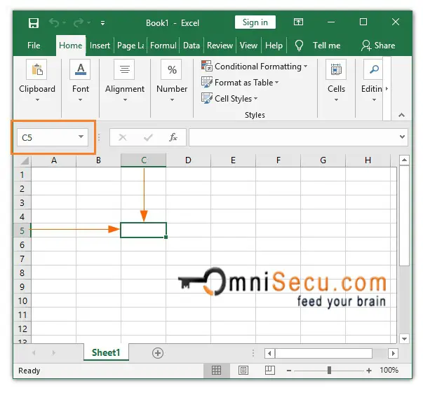 Different Components Of Excel Workbook User Interface