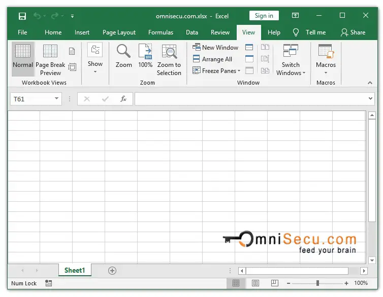 How To Hide Or Show Excel Worksheet Row And Column Headings Column 