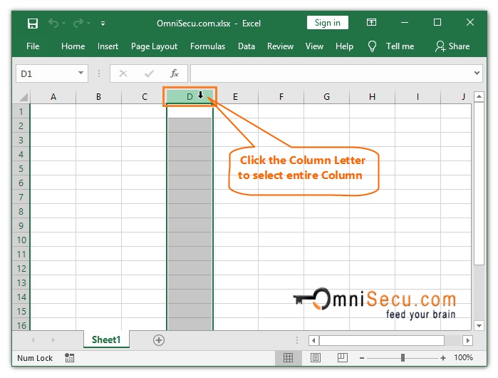 How to select Range in Excel worksheet