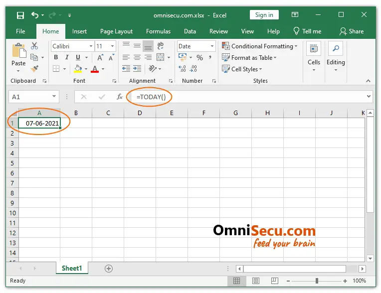 How To Insert Current Date In Excel Lasopacatalog