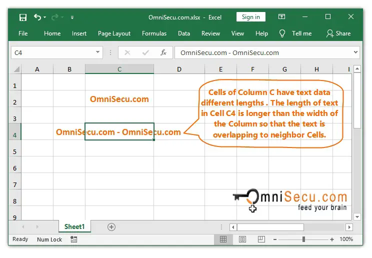 Excel AutoFit Column Width