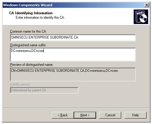 How to install Enterprise Subordinate (intermediate) Certificate